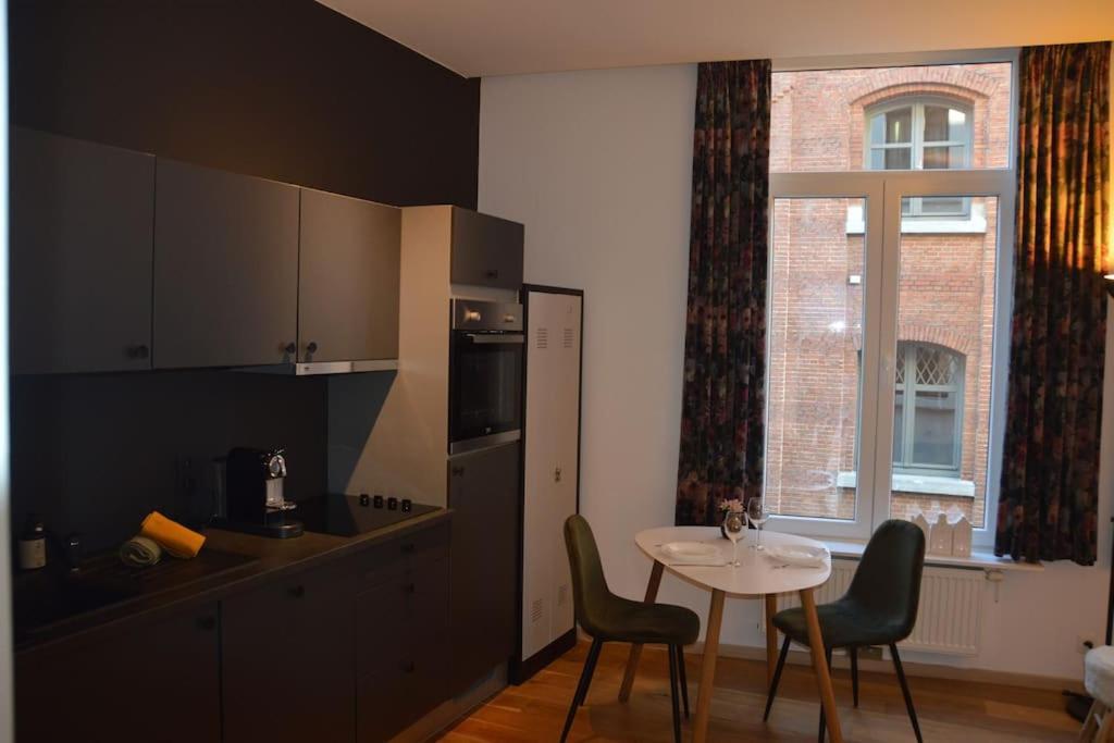 Hippe Studio In Historisch Gebouw In Oude Centrum Антверпен Екстер'єр фото